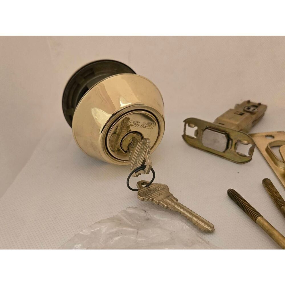 Schlage Grade 2 B260/605 Single Cylinder 1" Deadbolt